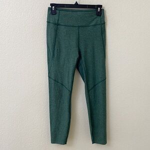 Outdoor Voices Active Workout Leggings Size Small Green Cropped